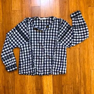 Zara XS Plaid Shirt